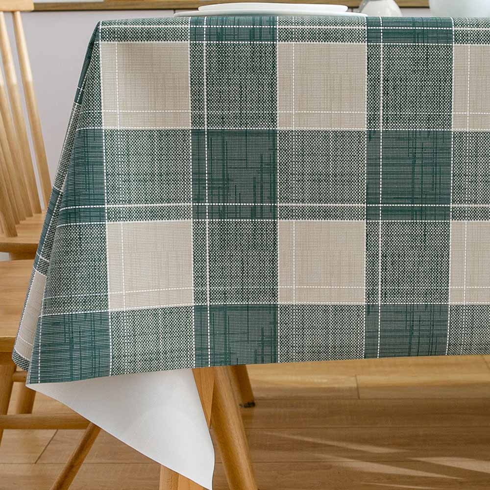 Gingham Plastic Tablecloth